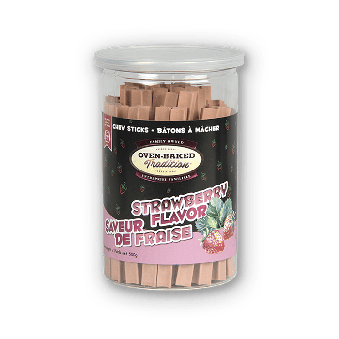 Oven baked tradition Gâteries Bleuet Bâton à mâcher gâteries dentaires pour chiens 500g