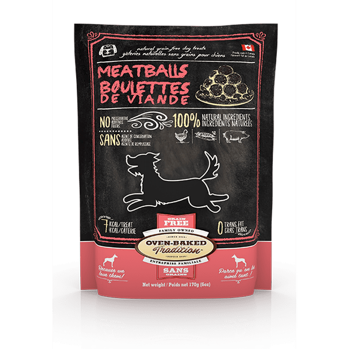Oven baked tradition Gâteries Boulettes de viande - Gâteries croquantes pour chiens