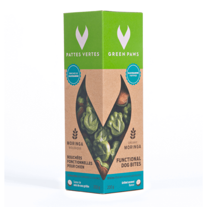 Pattes Vertes Bouchées fonctionnelles pour chien - Moringa Pattes Vertes Glucosamine