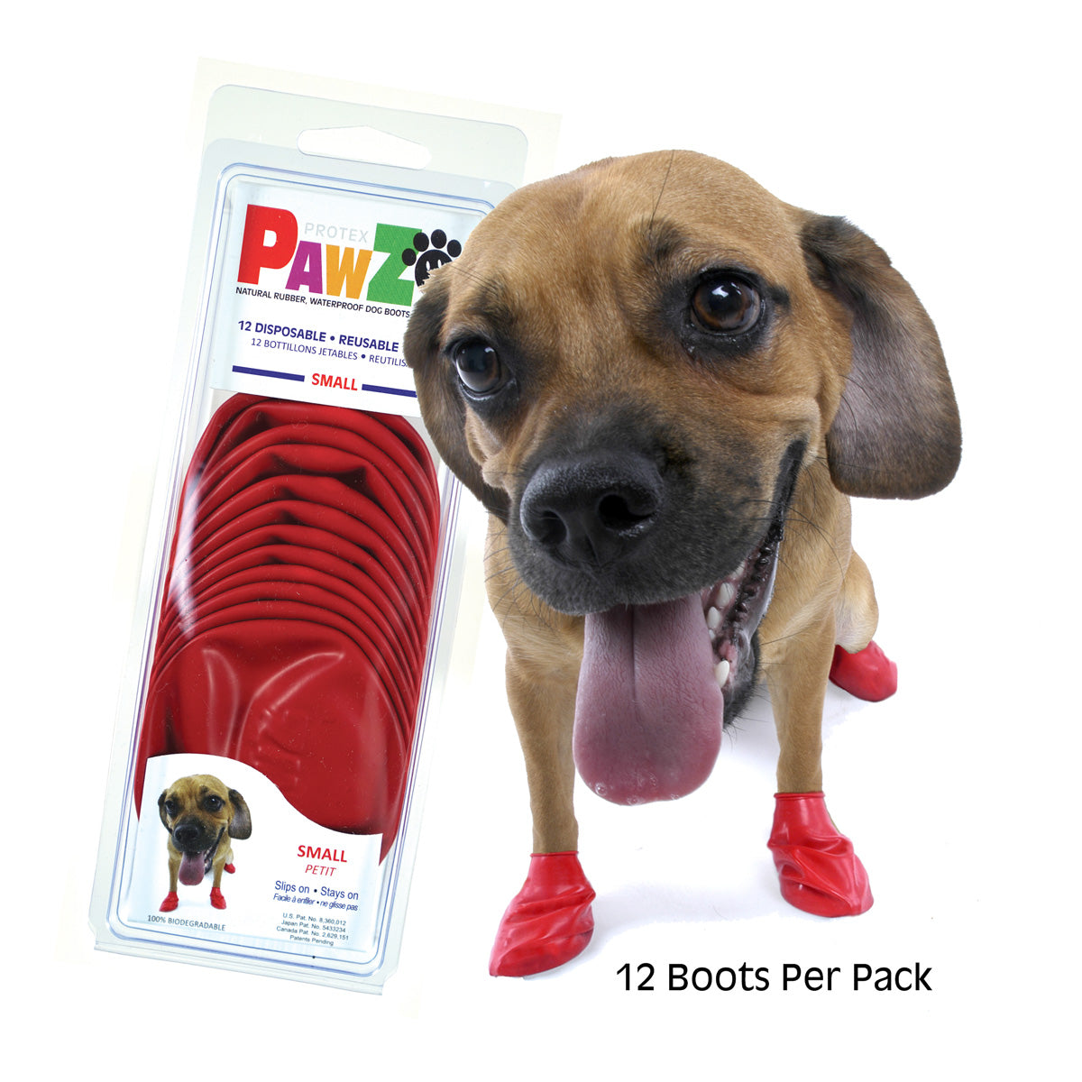 Pawz bottes Small Bottes pour chien Pawz Rubber Balloon