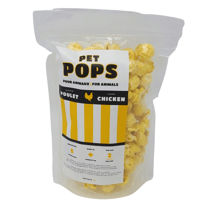 Petpops Popcorn pour chiens au poulet