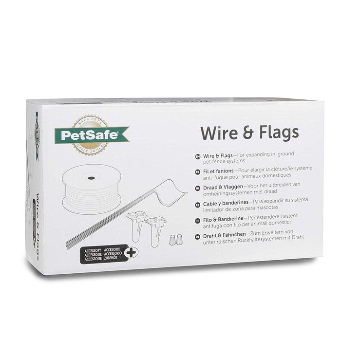 PetSafe anti fugue Câble de 500 pieds et 50 drapeaux pour système anti-fugue PetSafe & SportDog
