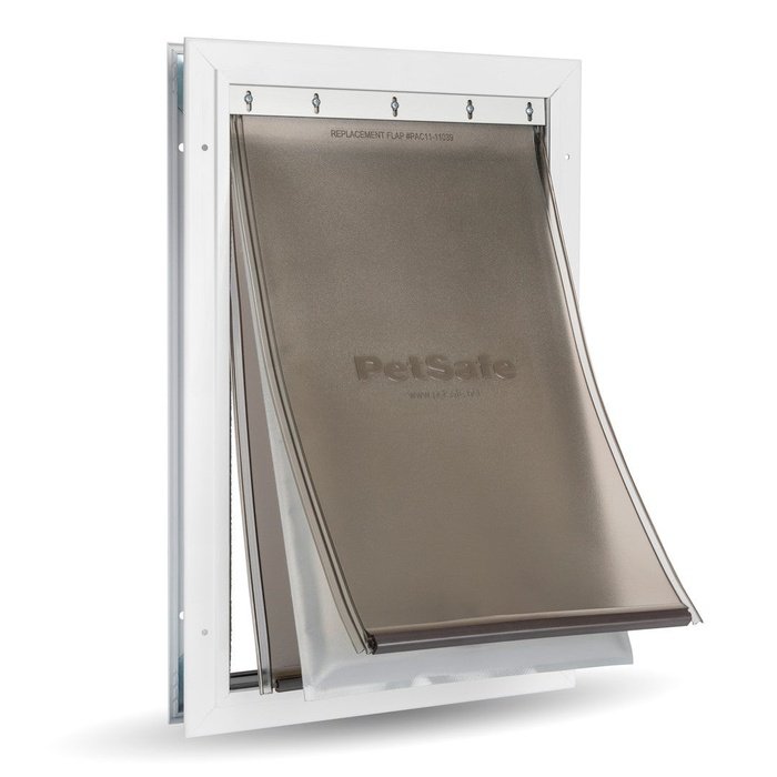 PetSafe Porte pour chien Porte chatière pour animaux condition climatique extrême en aluminium