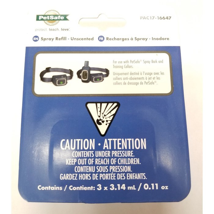 PetSafe recharge citronel Cartouche de recharges à spray Inodore PetSafe PAC17-16647