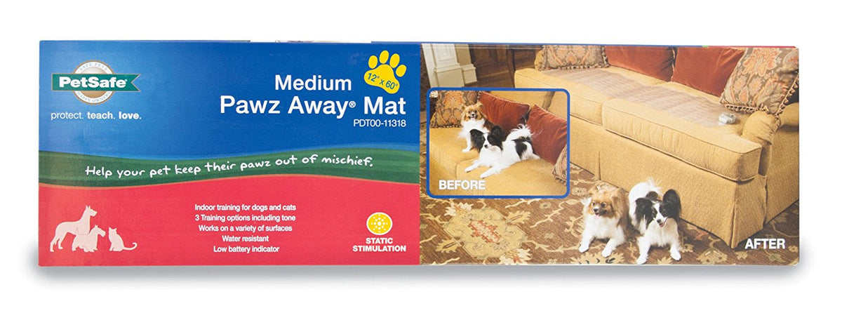 tapis électrique pawz away pour chien et chat