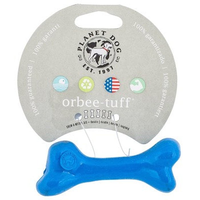 Planet dog jouet Os Orbee-Tuff Bleu