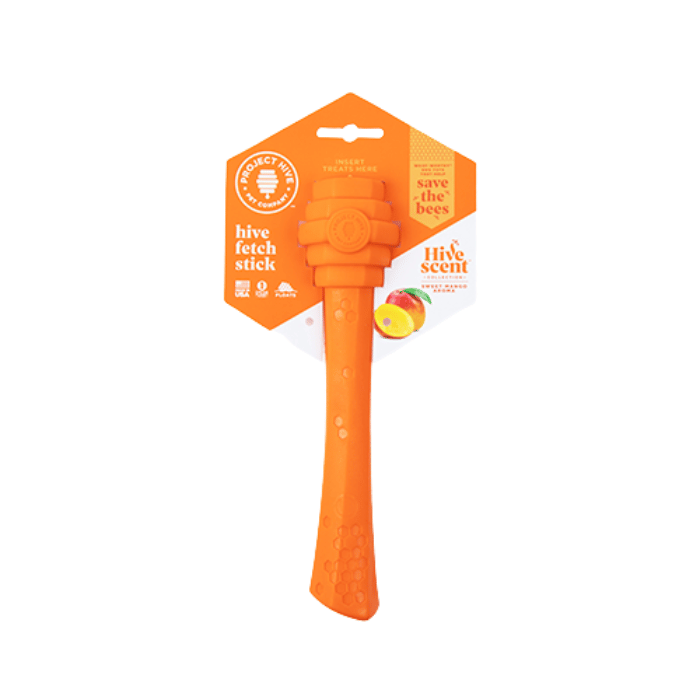Project Hive jouets pour chien Bâton - Hive collection parfumée - Mangue