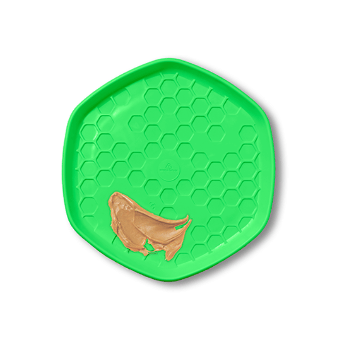 Project Hive jouets pour chien Frisbee et Lickmat pour chien - Hive Collection parfumée Noix de coco