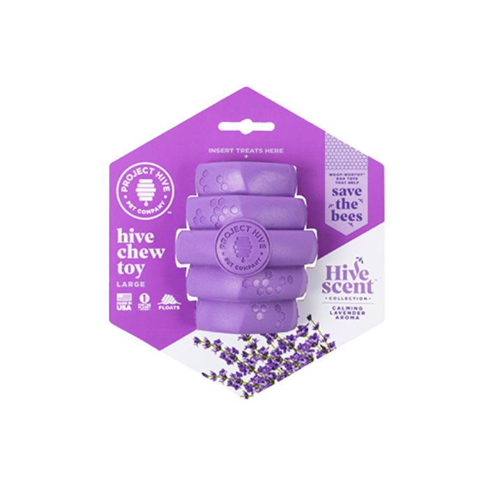 Project Hive jouets pour chien Large Jouet interactif pour chien Hive collection parfumée - Lavande