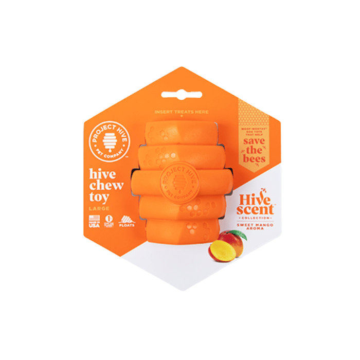 Project Hive jouets pour chien Large Jouet interactif pour chien Hive collection parfumée - Mangue