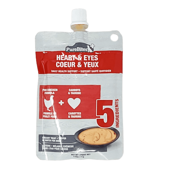 Pure Bites meal mixer Gâterie PureBites+ Coeur & Yeux