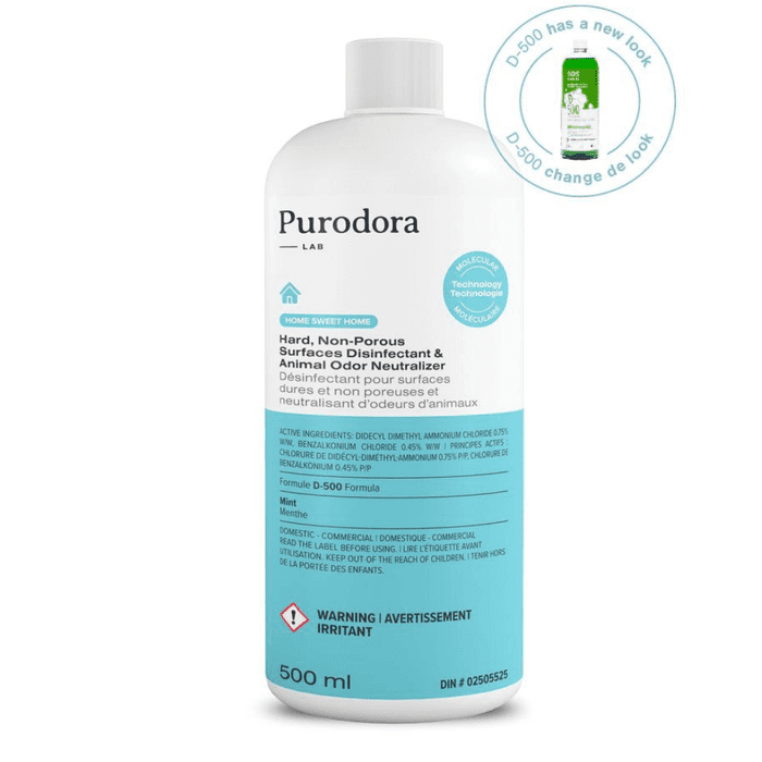 Purodora Lab nettoyant Désinfectant de surfaces dures et non poreuses et neutralisant d&#39;odeurs d&#39;animaux