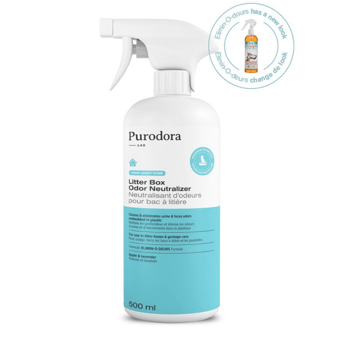 Purodora Lab nettoyant 500ml Neutralisant d&#39;odeurs pour bac à litière