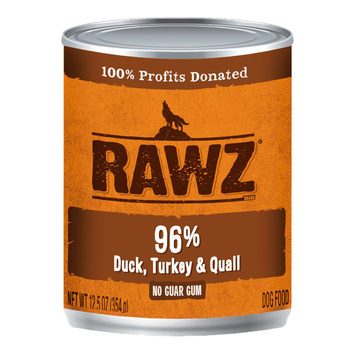 Rawz nourriture humide Nourriture humide Rawz 96% Canard et Caille