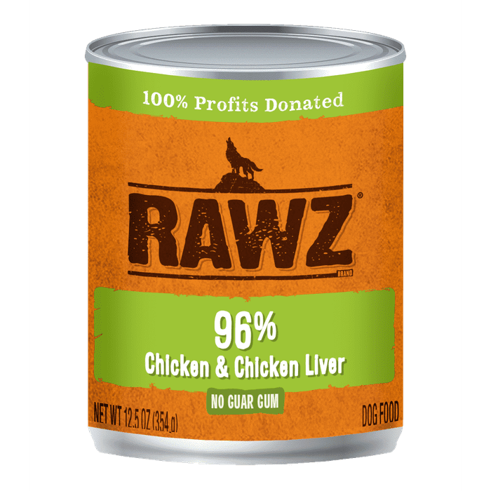 Rawz nourriture humide Nourriture humide Rawz 96% Poulet et foie de poulet