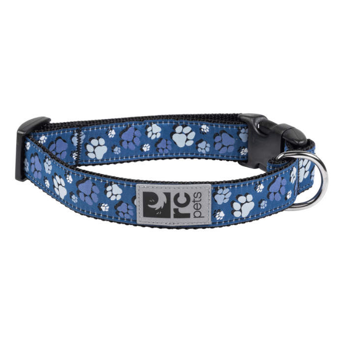 Rc Pets collier Collier à clip pour chien RcPets Patte bleu
