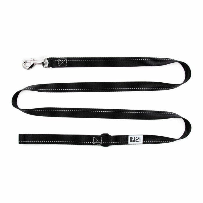 Rc Pets Laisse Noir Laisse en nylon de 6 pieds Rc Pets