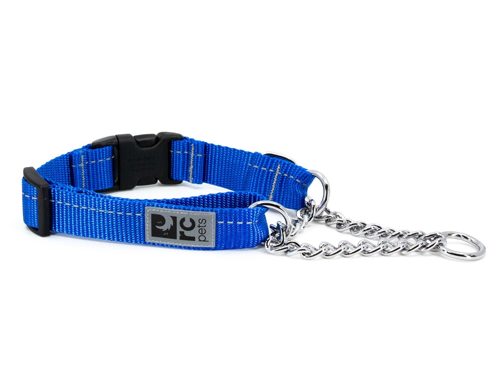 Rc Pets martingale Collier martingale chaîne à clip Quick Release Bleu