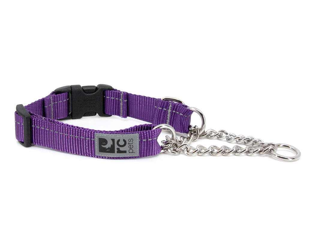 Rc Pets martingale Collier martingale chaîne à clip Quick Release Mauve