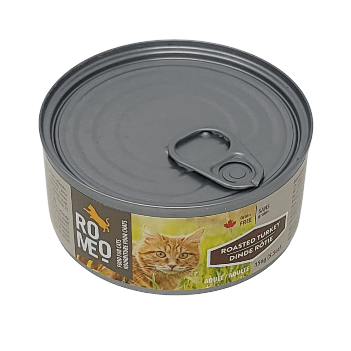 Romeo nourriture humide Nourriture humide pour chat Romeo Dinde rôti 5.5oz