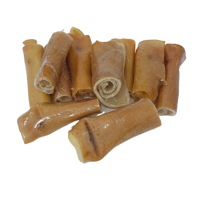 Sherbrooke Canin Format économique Petits bâtons de peau de porc 4 à 6'' - Paquet de 10