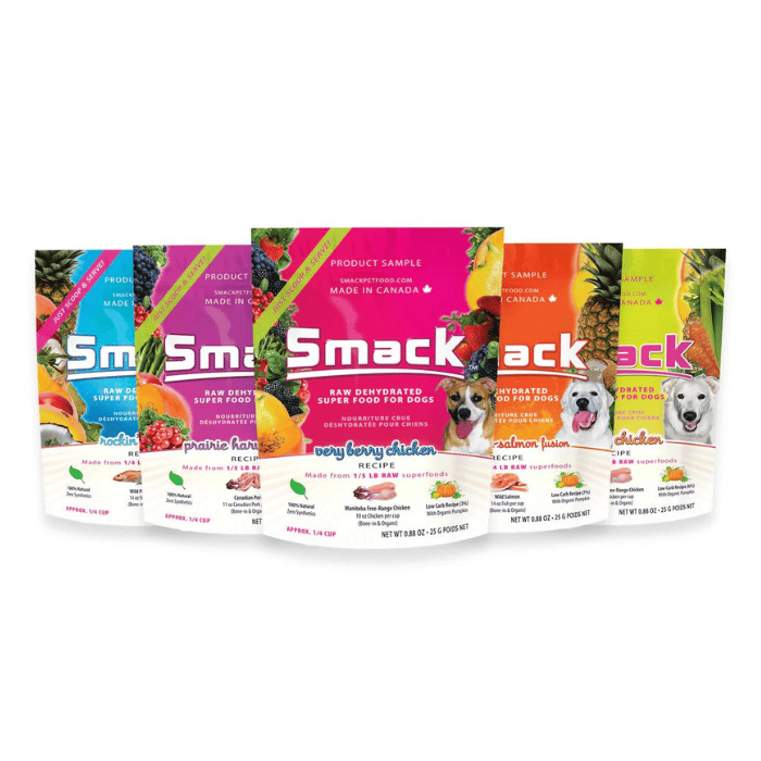 Smack Pack de variété 5x 25g sample