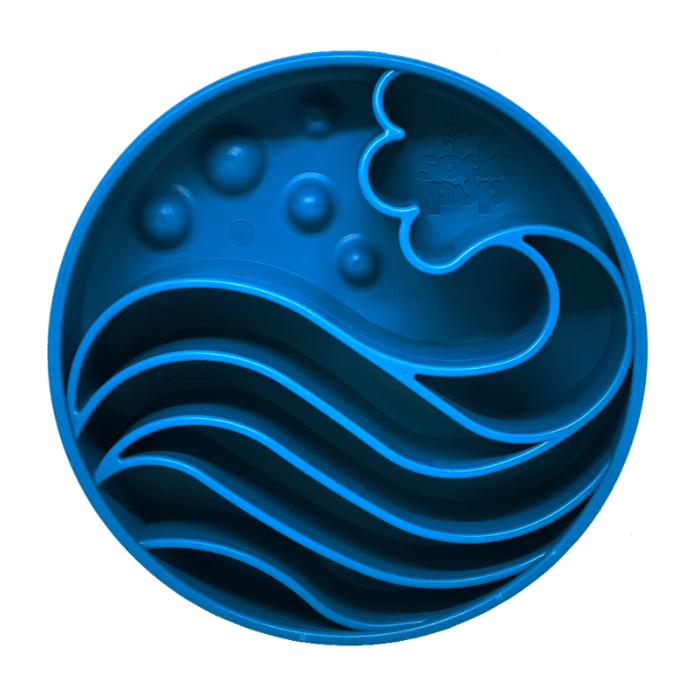 Sodapup bols pour chien Bol ralentisseur Sodapup Vague