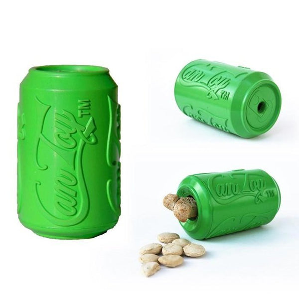 Green can - treat dispensing toy - Sherbrooke Canin