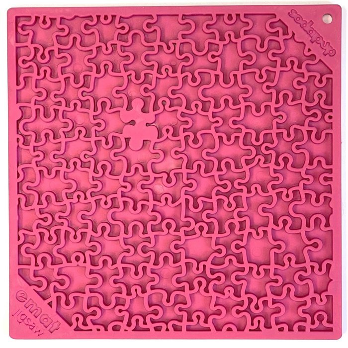 Sodapup jouets pour chien Licking Mat Casse-tête rose