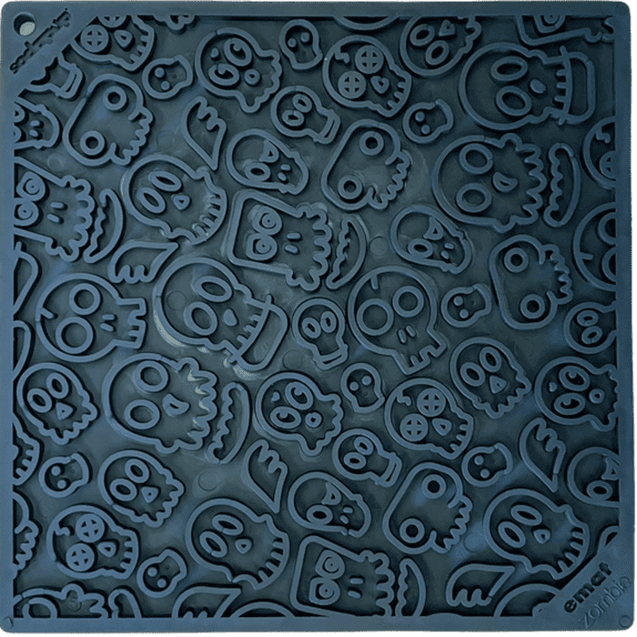 Sodapup jouets pour chien Licking Mat Zombie - Noir