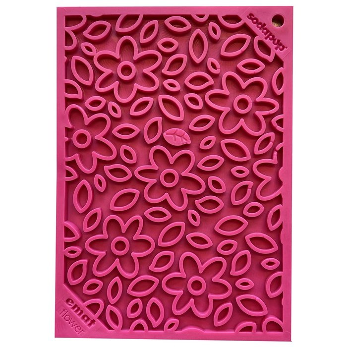 Sodapup jouets pour chien Small Tapis à lécher LickingMat FlowerPower