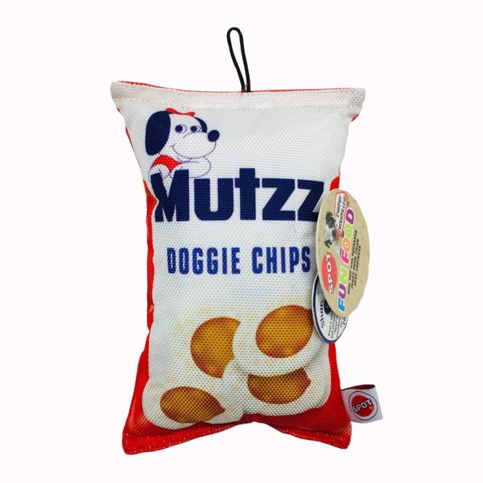 Spot jouets pour chien MUTZZ Jouet pour chiens Spot Fun Food - Sac de Chips