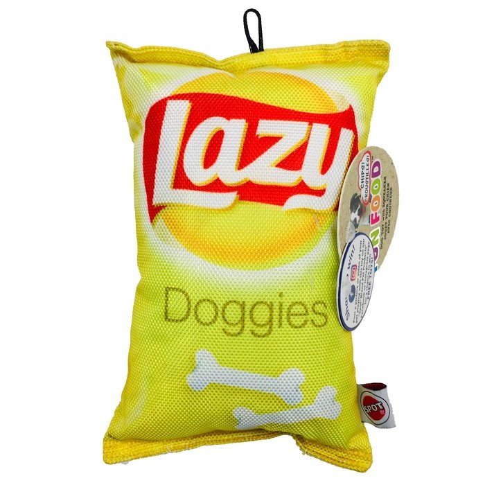 Spot jouets pour chien Lazy Jouet pour chiens Spot Fun Food - Sac de Chips