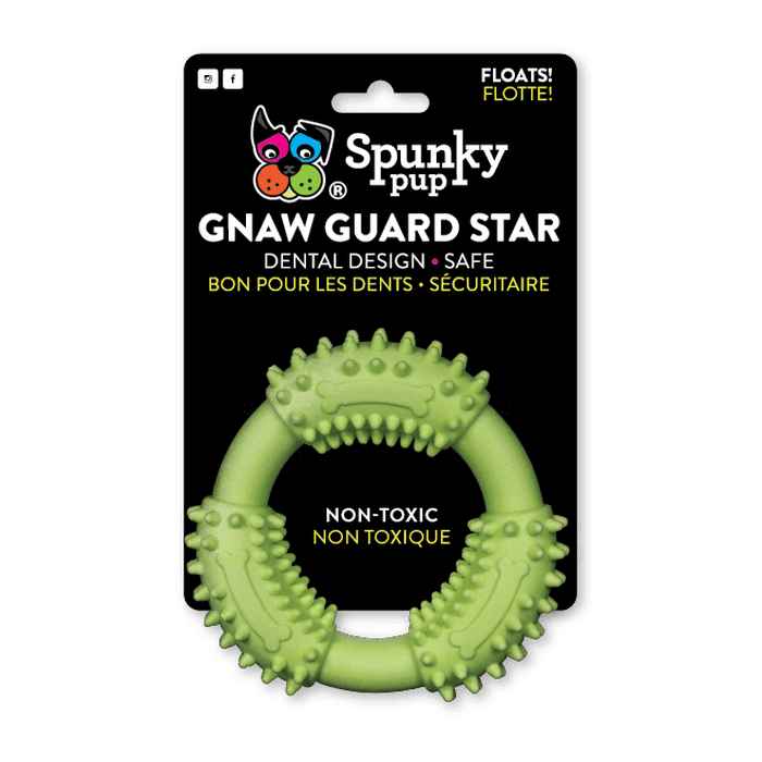 Spunky pup jouets pour chien Anneau dentaire Gnaw Guard