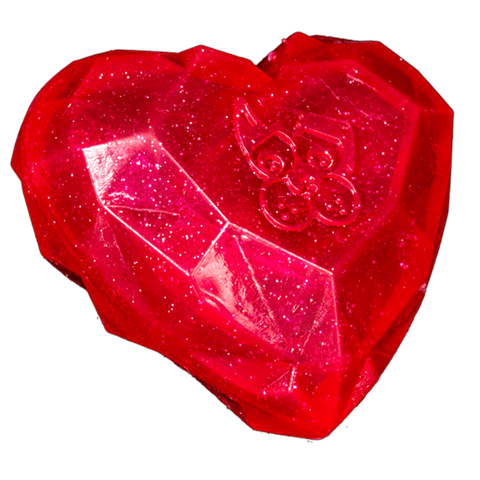 Spunky pup jouets pour chien Jouet couineur pour chien Squeaky Gem Cœur