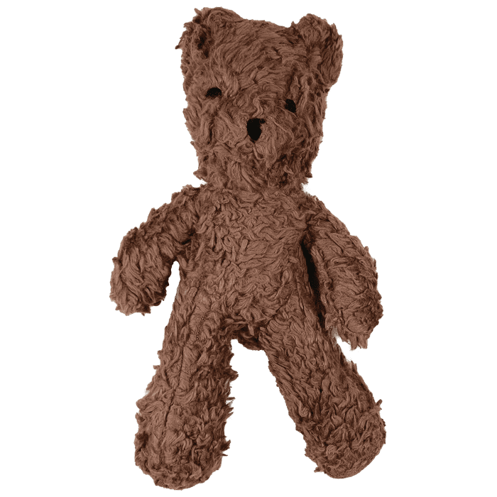 SpunkyPup Organic Cotton Teddy Bear Dog Toy