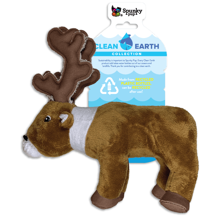 Spunky pup jouets pour chien Jouet Spunky Pup Clean Earth Caribou