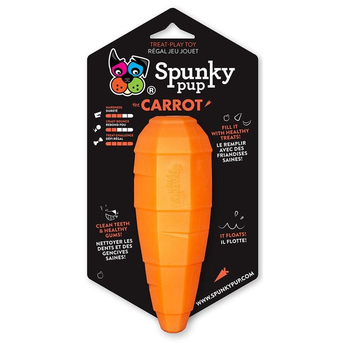 Spunky pup jouets pour chien Carotte Jouets interactifs Spunky Pup fruits et légumes