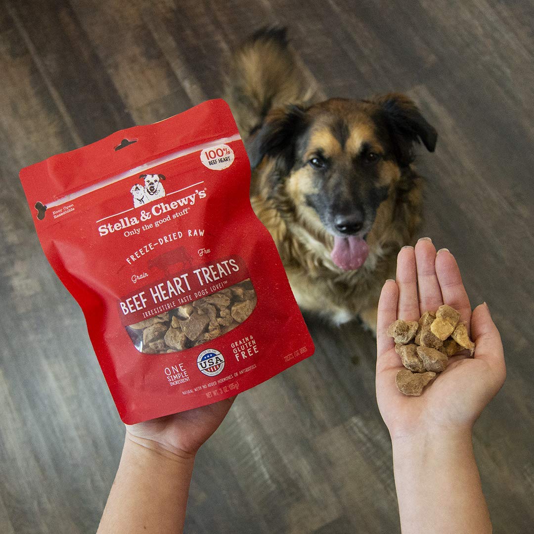 Stella & Chewy's Gâteries Coeur de boeuf lyophilisé 3oz