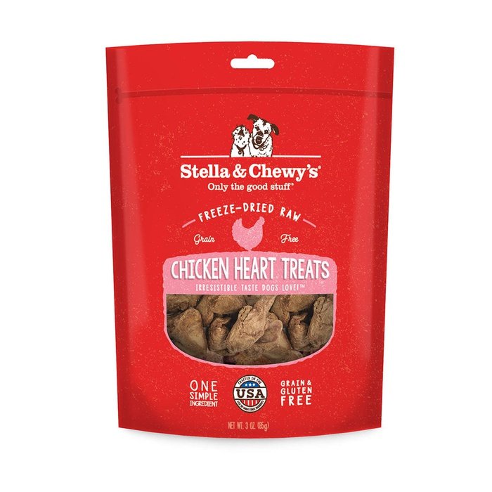 Stella & Chewy's Gâteries Cœur de poulet lyophilisé gâteries pour chien