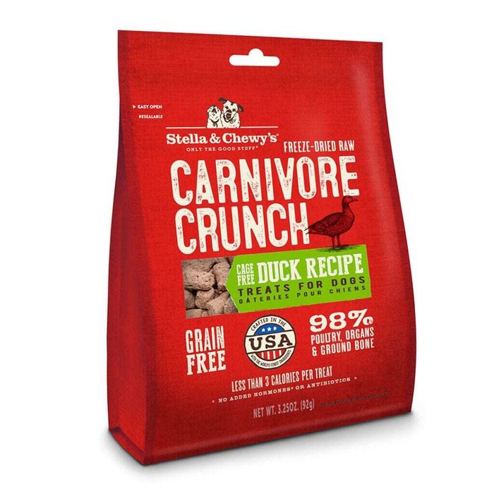 Stella & Chewy's Gâteries Gâteries Carnivore Crunch 98% Canard