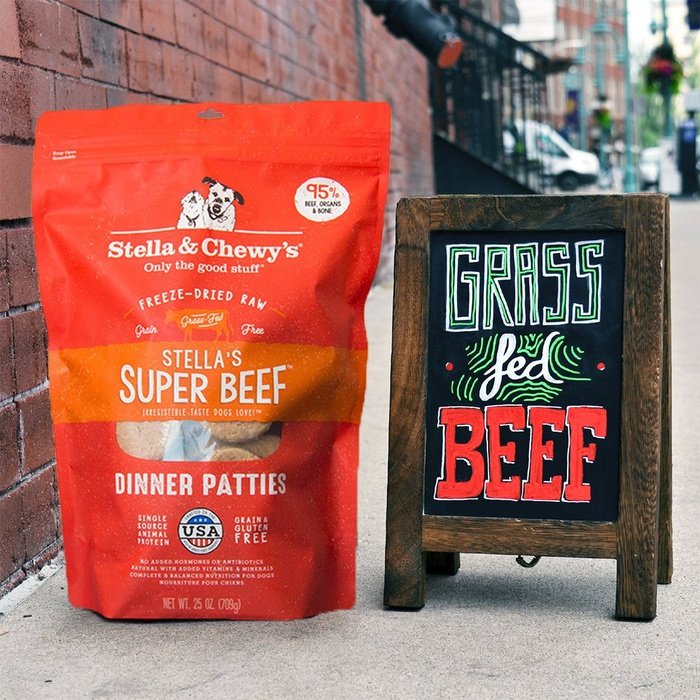 Stella & Chewy's nourriture Galettes de repas lyophilisées Dinner Patties Stella & Chewy's, Bœuf
