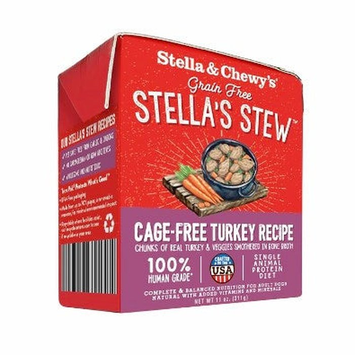 Stella &amp; Chewy&#39;s nourriture humide Nourriture humide pour chiens Stella&#39;s Stews Cage-Free Dinde
