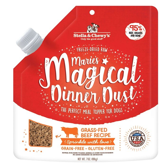 Stella & Chewy's nourriture Rehausseur de gout Marie’s Magical Dinner Dust Boeuf  7oz