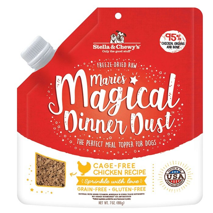 Stella & Chewy's nourriture Rehausseur de gout Marie’s Magical Dinner Dust Poulet  7oz