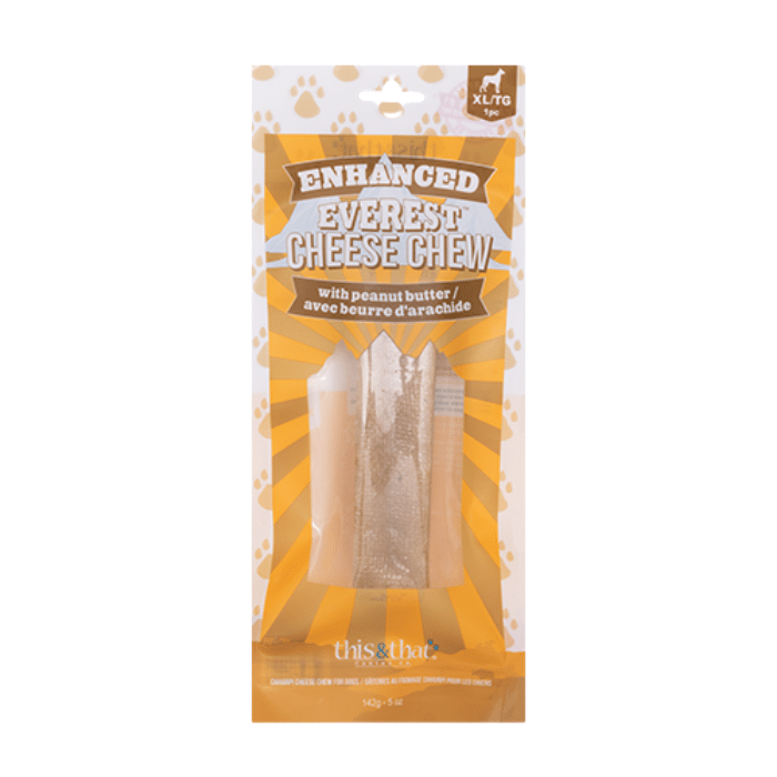 This & That Canine Co fromage Fromage de Yak à mâcher à saveur de Beurre d'arachide