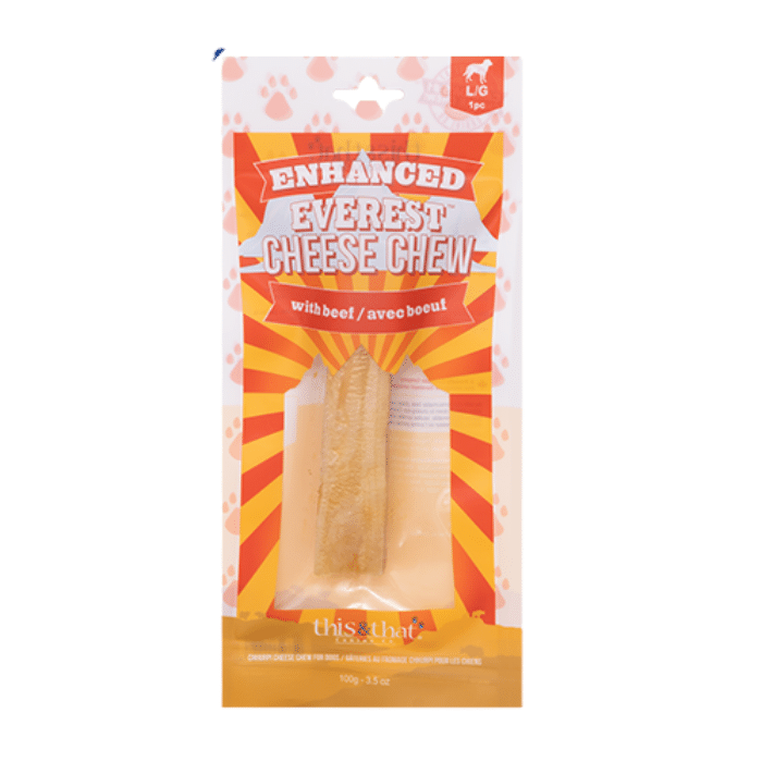 This & That Canine Co fromage Fromage de Yak à mâcher à saveur de Boeuf