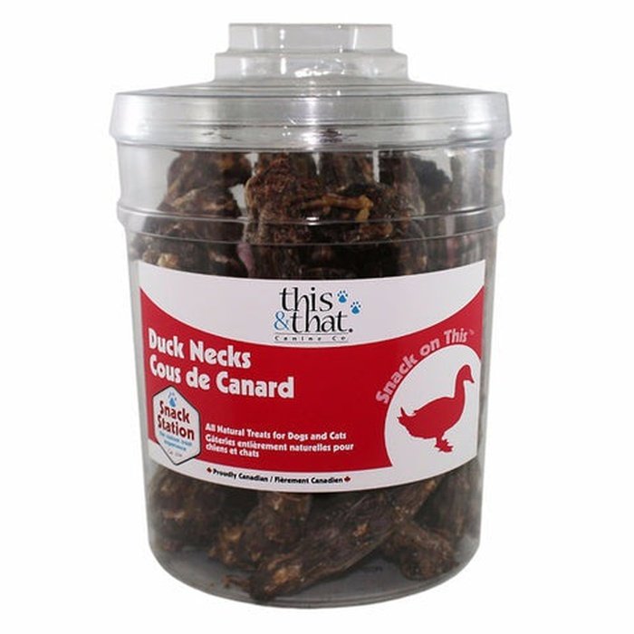 This & That Canine Co Gâteries Cou de canard déshydraté gâteries pour chien