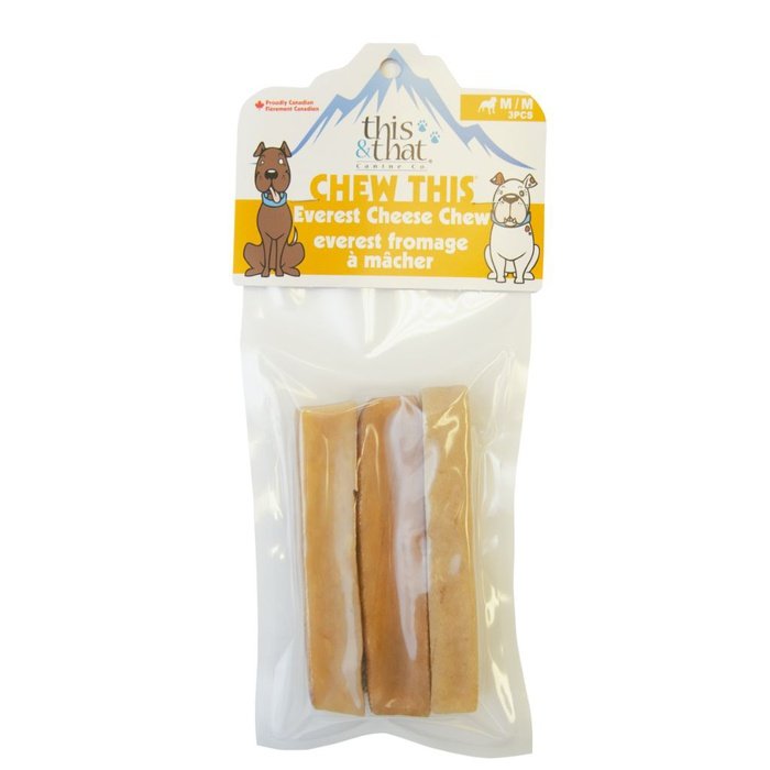 This &amp; That Canine Co Gâteries Medium Fromage de Yak Multi-Pack