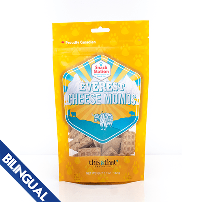 This &amp; That Canine Co Gâteries Gâteries pour chiens Everest Cheese Momos 142g
